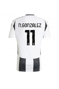 Juventus Nicolas Gonzalez #11 Fotballdrakt Hjemme Klær 2024-25 Korte ermer